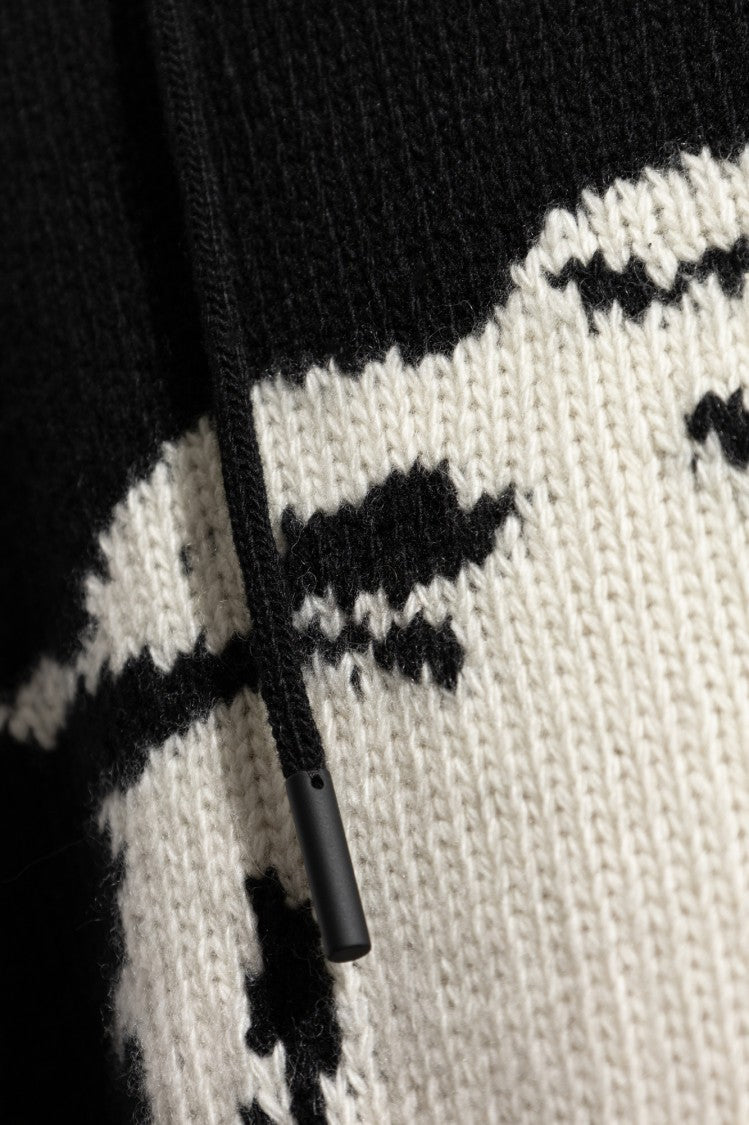 Burberry Wool Hoodie Sweater With Horse