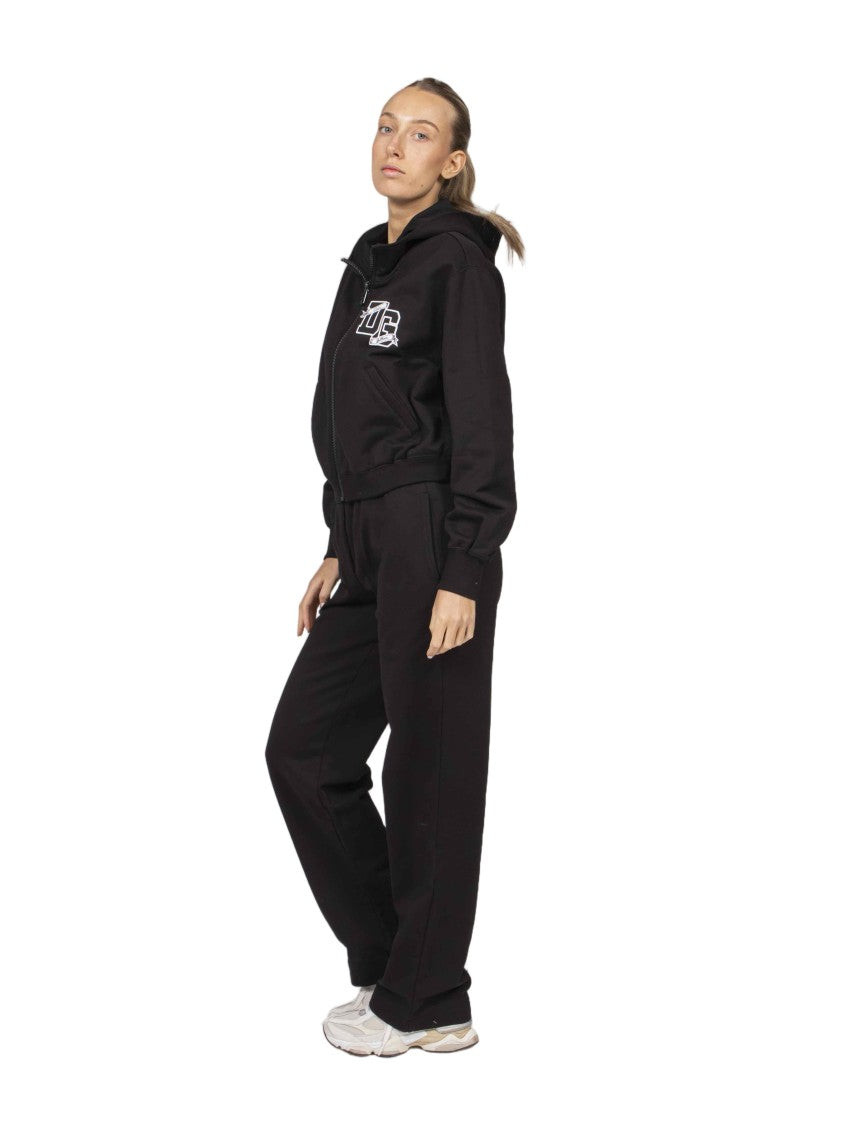 Dolce & Gabbana Cropped Zip-Up Hoodie