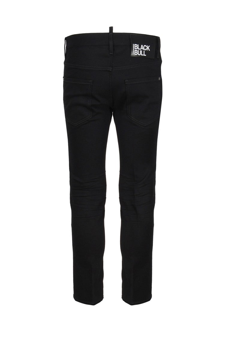 Dsquared2 Sleek Black Jeans Stretch Fabric Fit