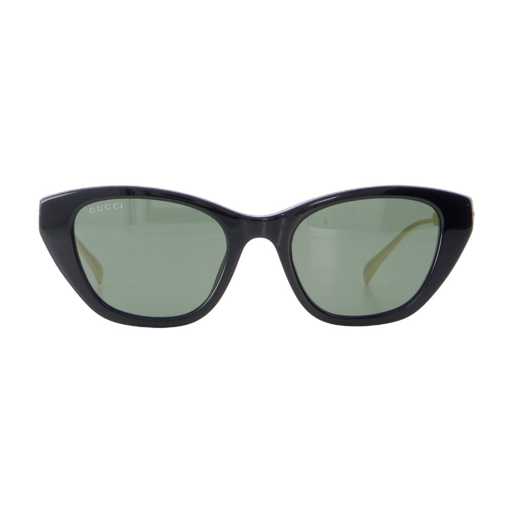 Gucci Sleek Black Acetate Sunglasses With Glossy Finish