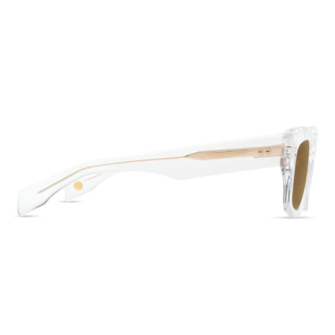 Dita Cosmohacker Bold Rectangular Sunglasses With Transparent Frame