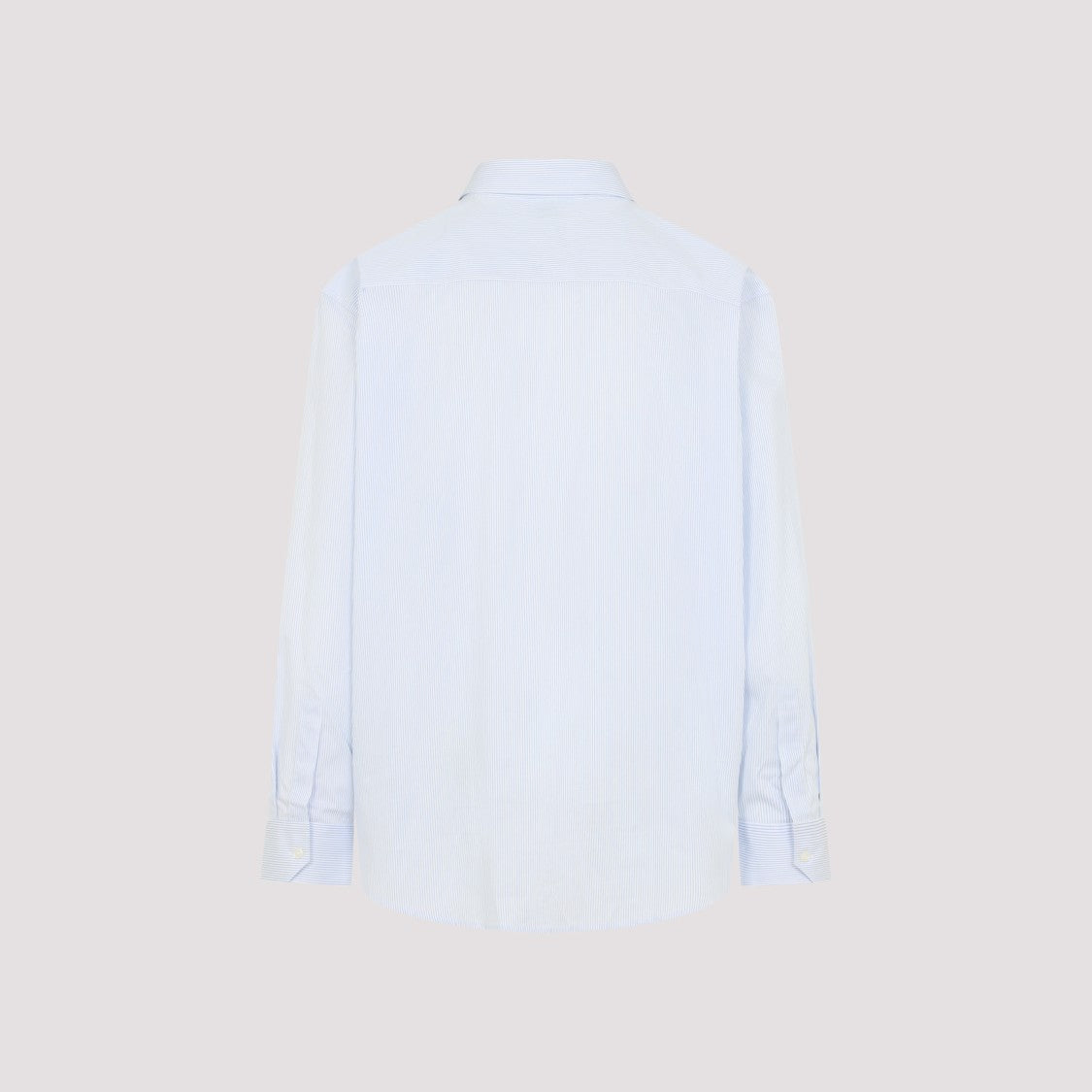 Saint Laurent Long-Sleeve Button-Up Shirt With Pointed Collar