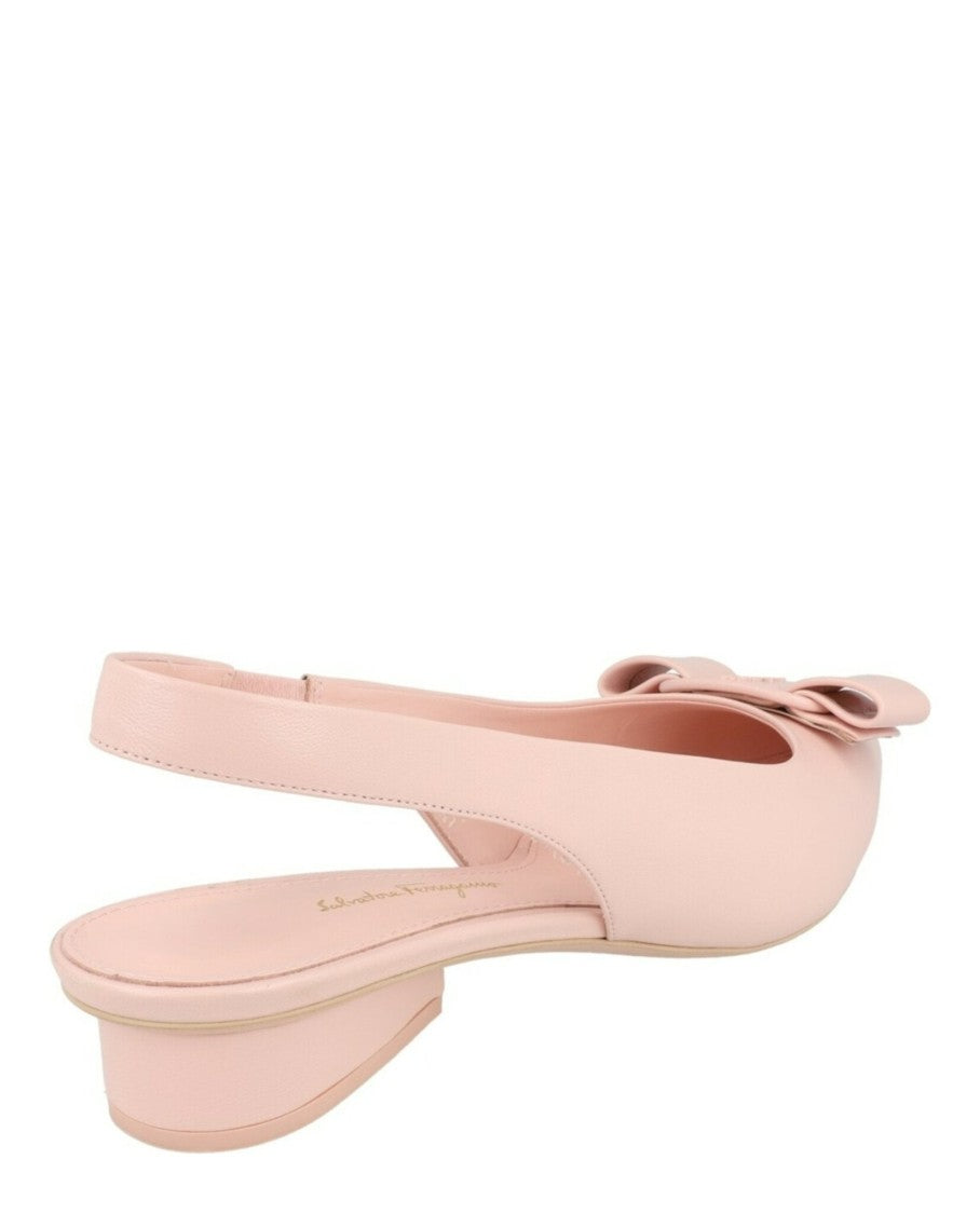 Ferragamo Viva Leather Slingback Pumps