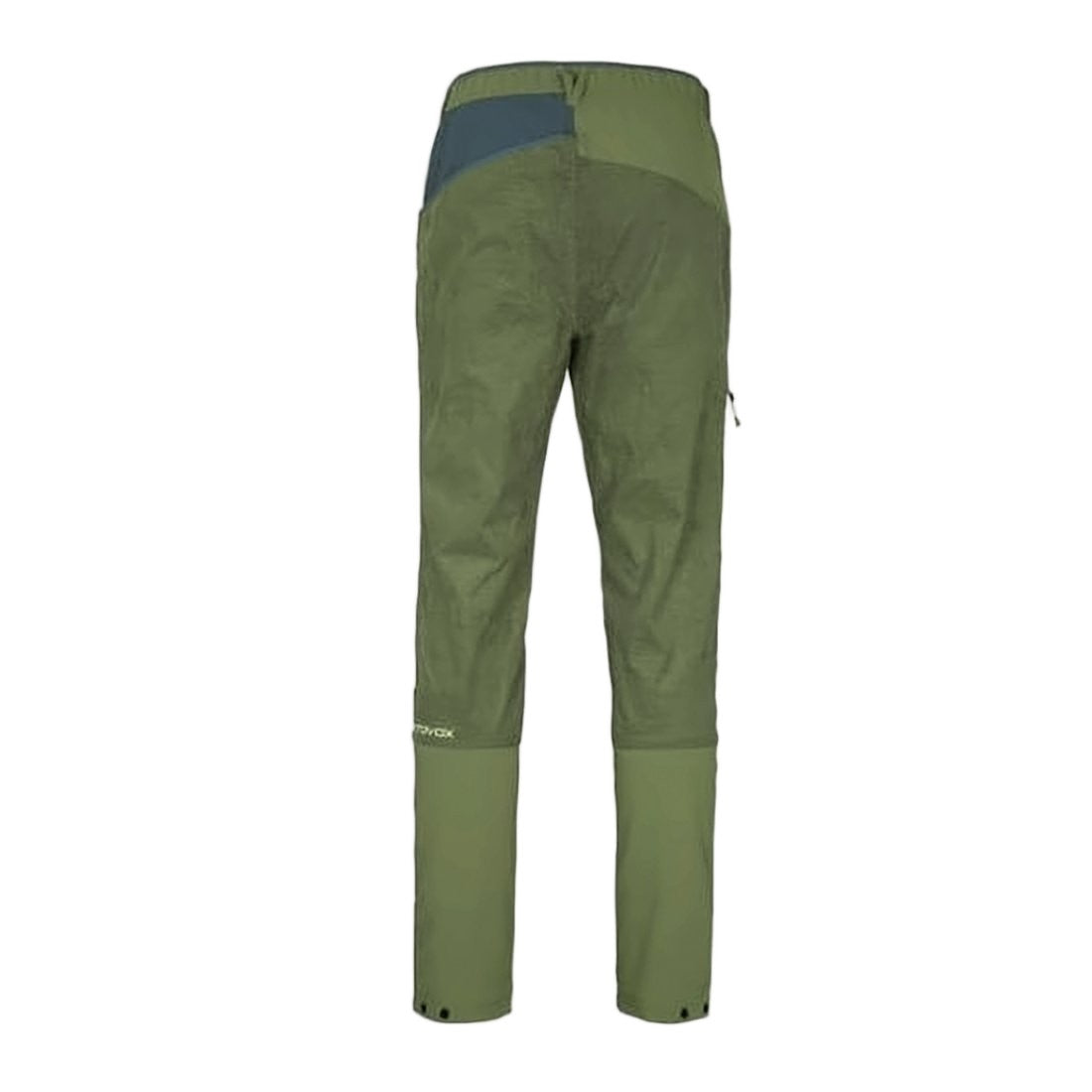 Ortovox Straight Fit Olive Green Pants With Reinforced Details