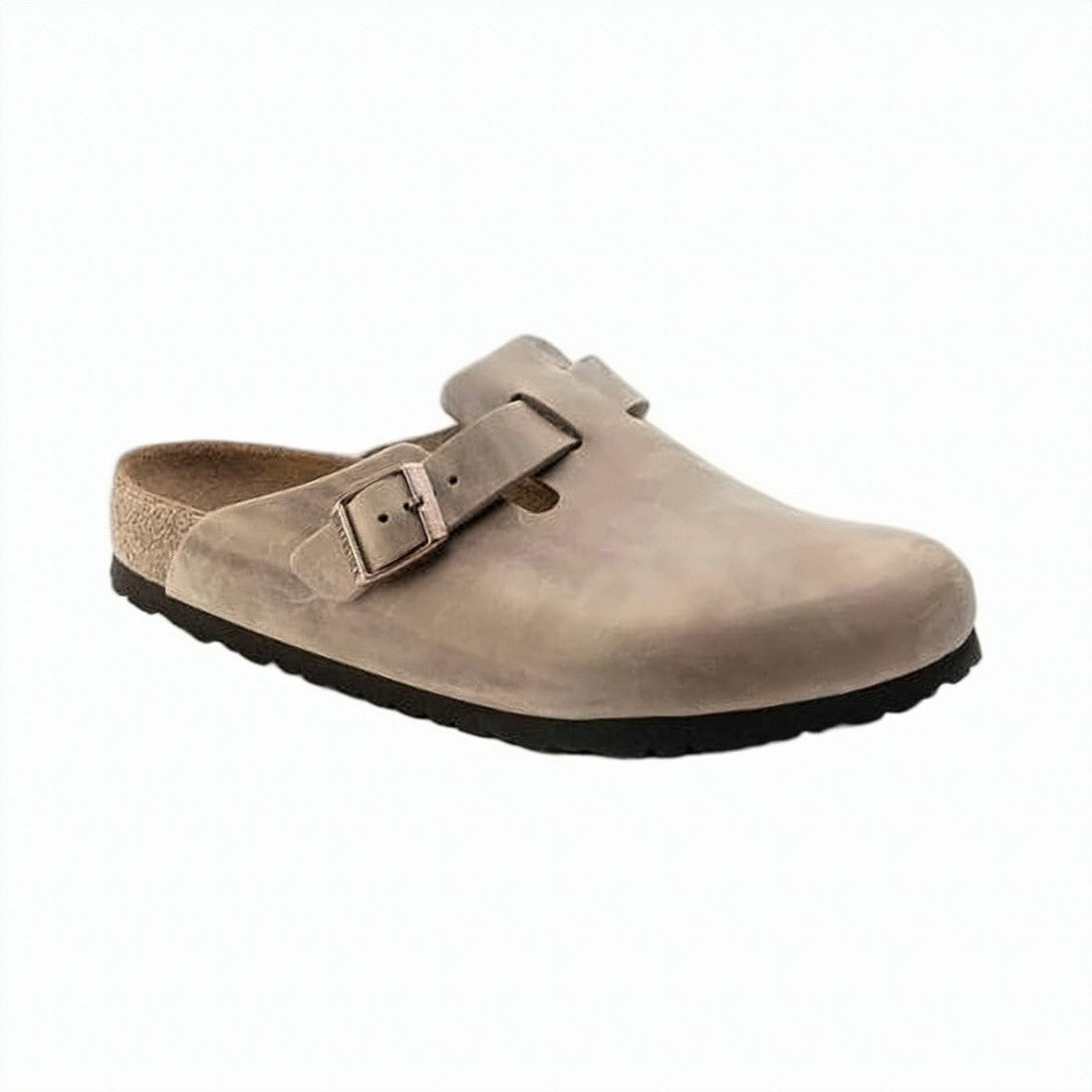 Birkenstock Slip-On Suede Mule With Adjustable Buckle
