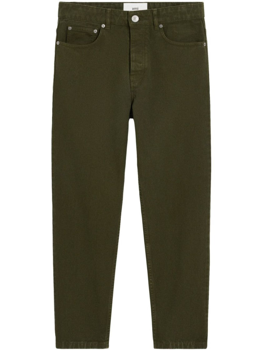 Ami Paris Straight-Leg Casual Trousers
