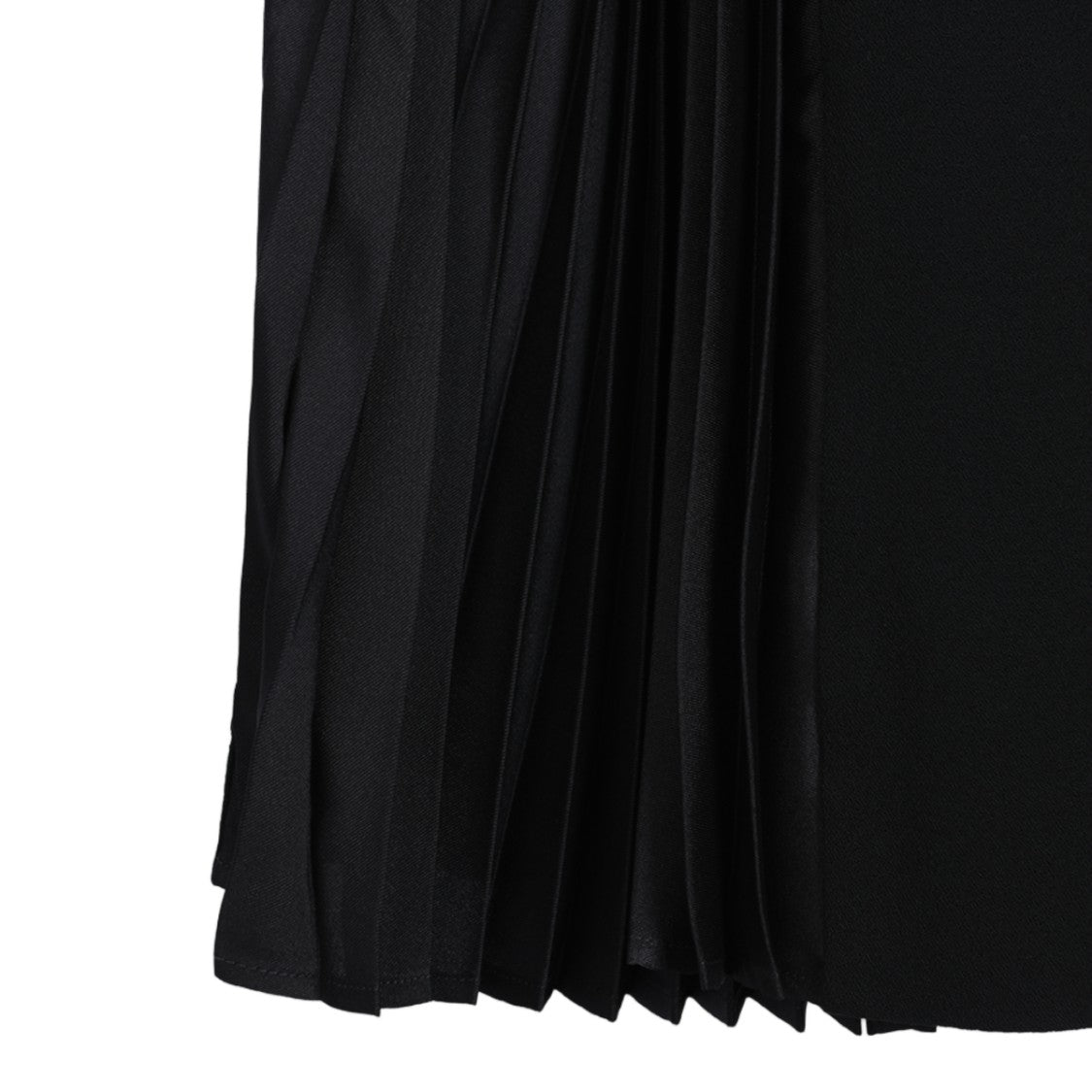 Jil Sander Straight Silhouette Midi Skirt With Pleated Panel