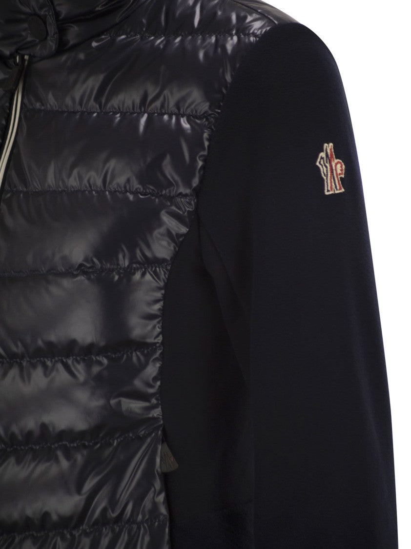 Moncler Grenoble Padded Zip-Up Sweatshirt