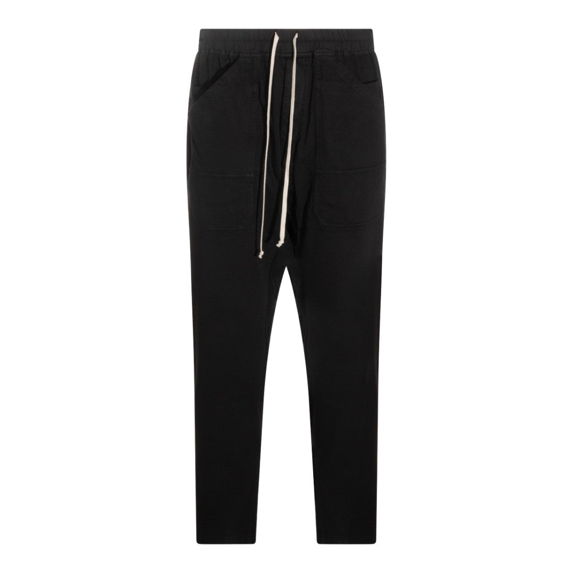Drkshdw By Rick Owens Black Cotton Cargo Pants
