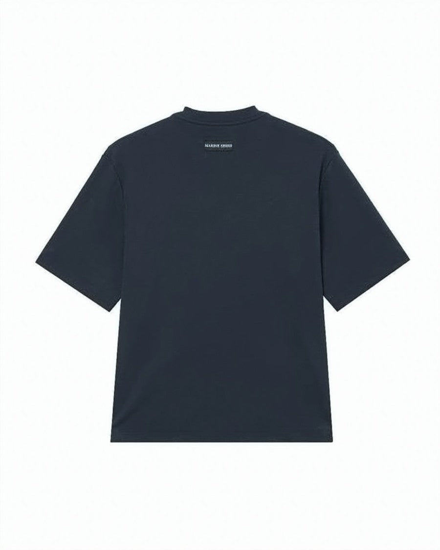 Marine Serre Boxy-Fit Short-Sleeved T-Shirt With Distinct Patches