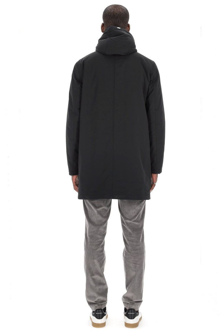Herno Nylon Parka With Sherpa Lining