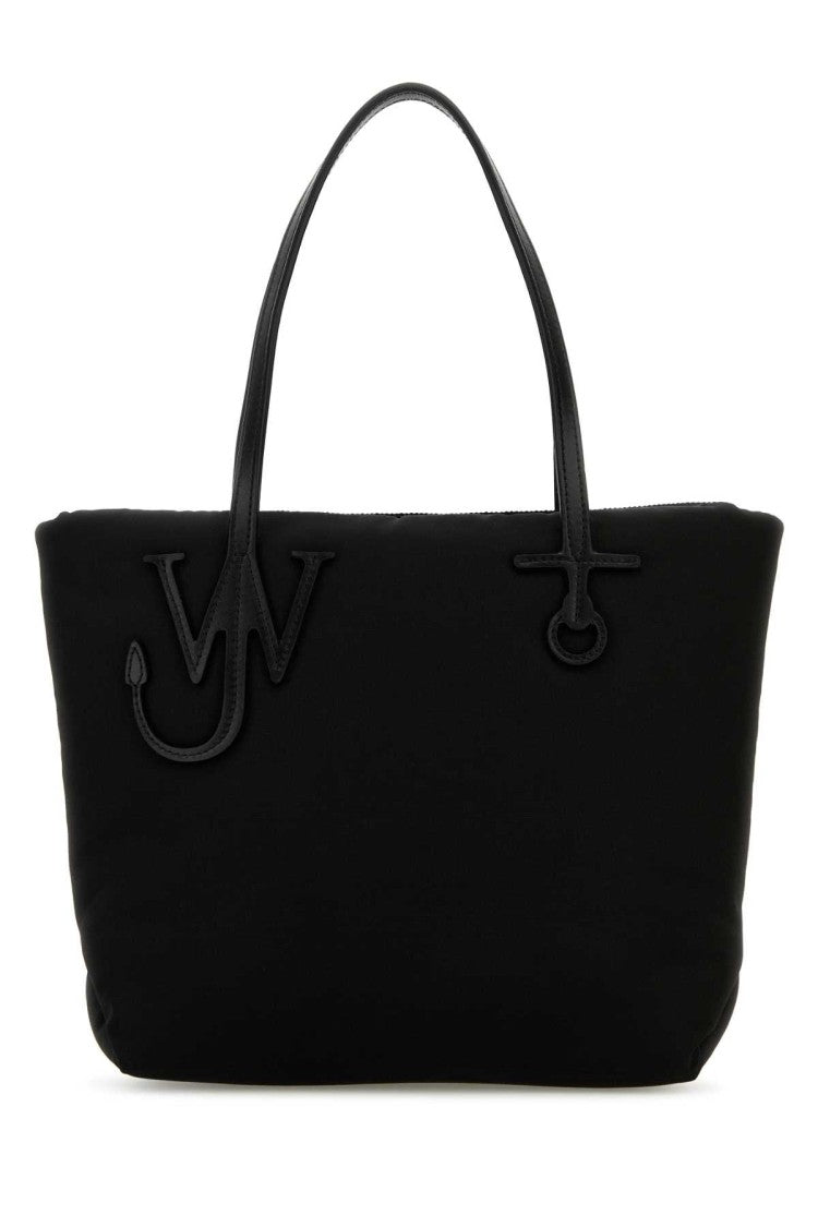 J. W. Anderson Black Fabric Puffy Anchor Shopping Bag