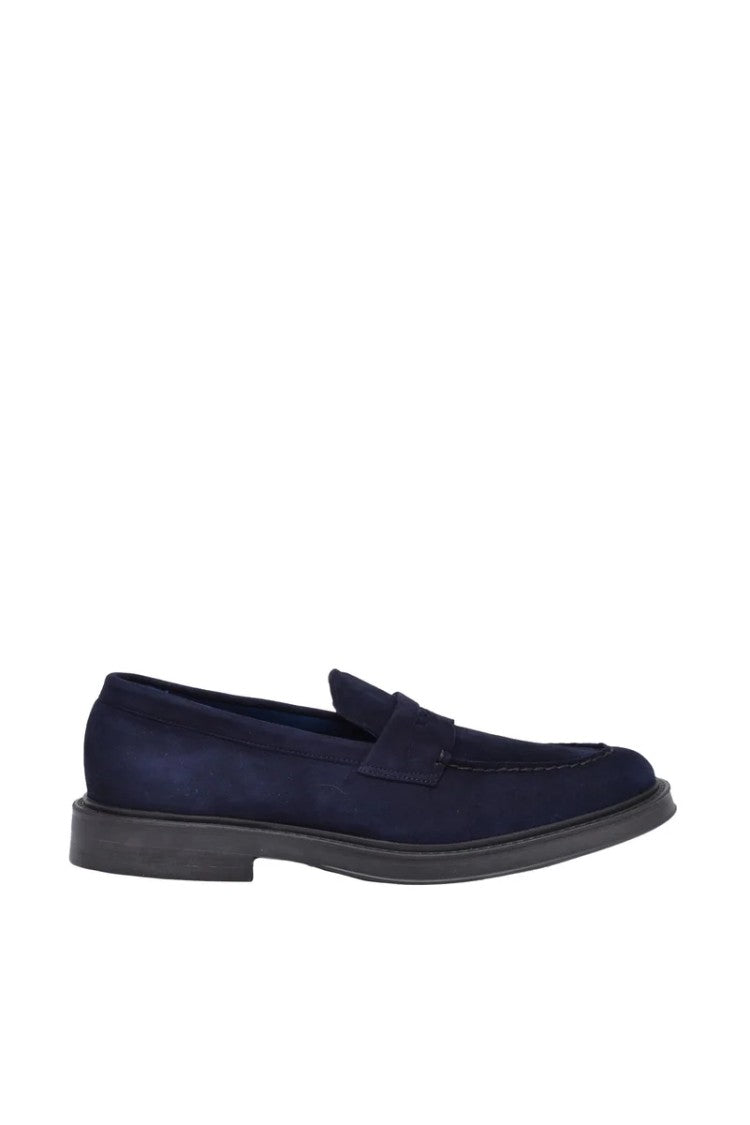 Giancarlo Abbigliamento Suede Loafer - Blue