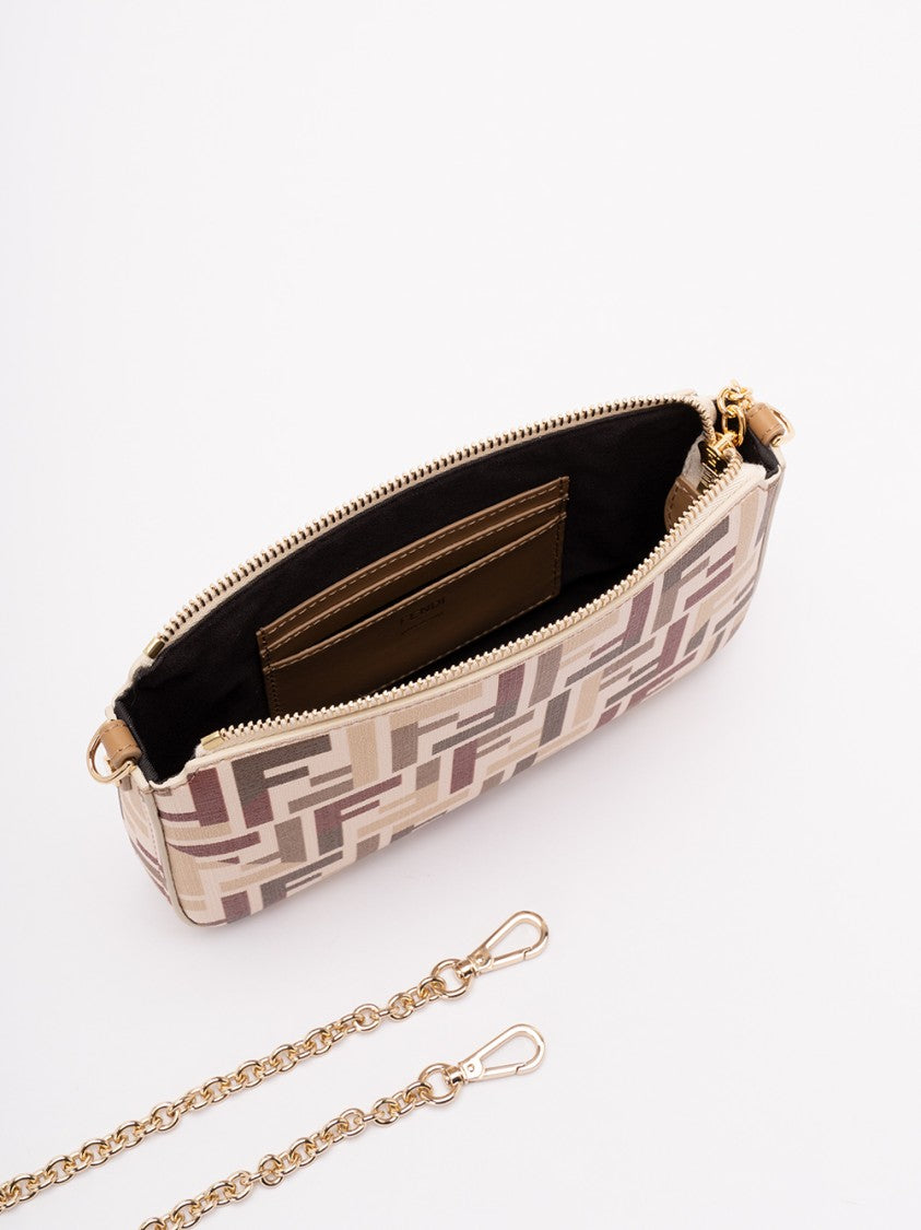 Fendi `Baguette` `Zucca` Pouch