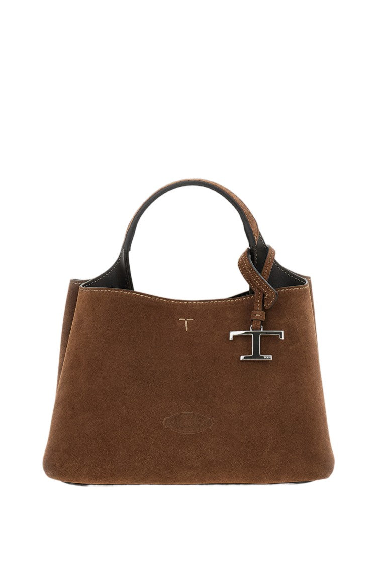Tod's Brown Apa Sacca Micro Suede Shoulder Bag