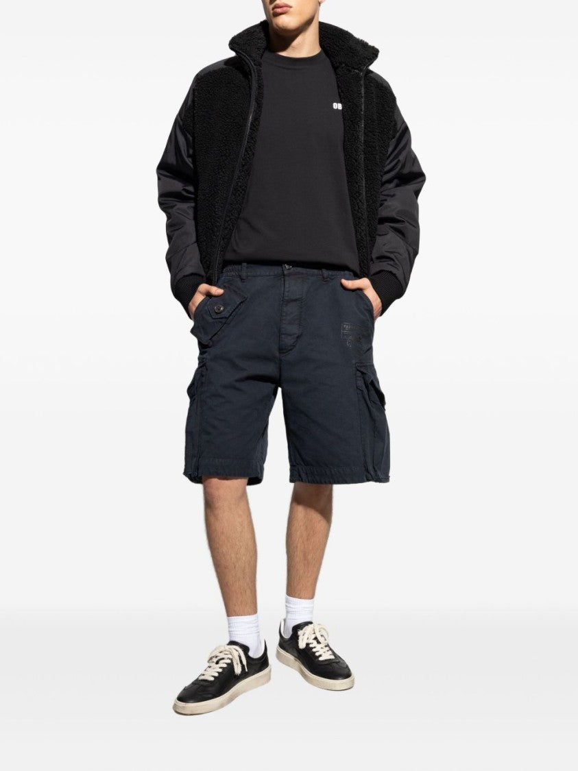 Dsquared2 Black And White Print Cotton T-Shirt