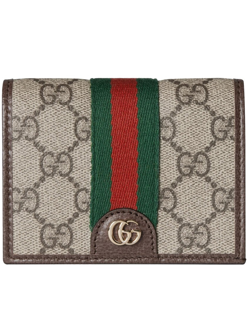 Gucci Gg Supreme Small Interlocking Wallet