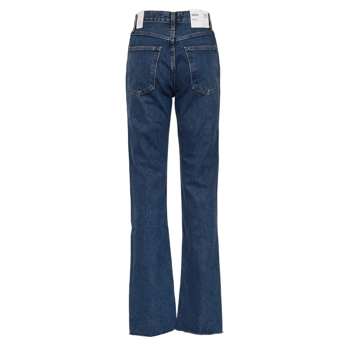 Agolde Leena Mid Rise Fringed Jeans