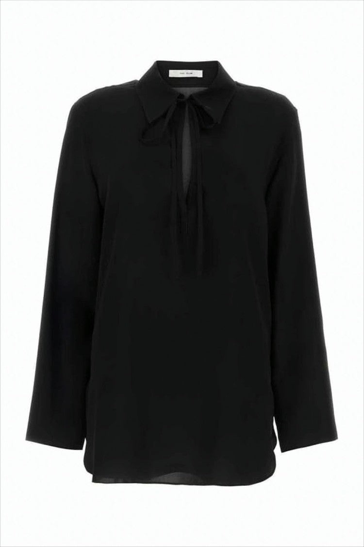 The Row Silk Blouse With Classic Collar