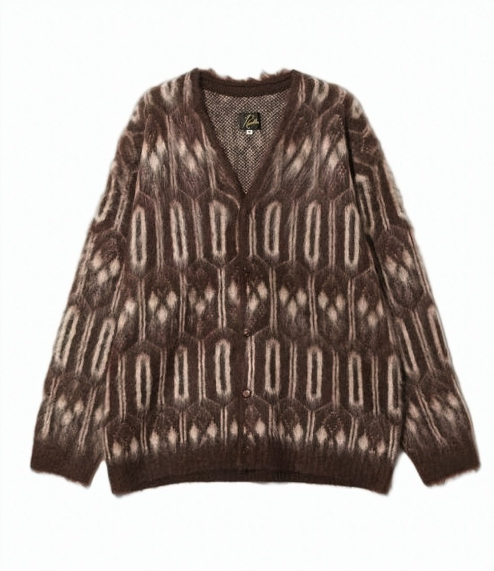 Needles Cozy Geometric Pattern Cardigan
