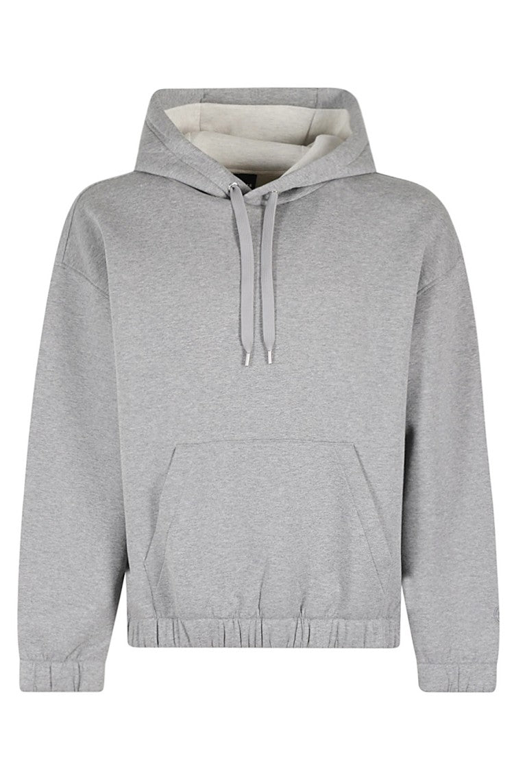 Boss Double Knit Hooded Sweatshirt With Monogram Detail