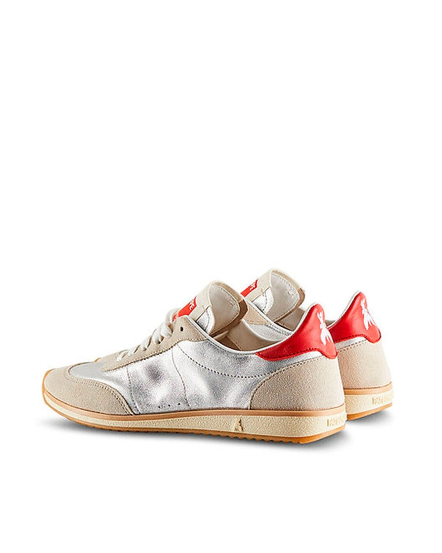 Patrizia Pepe Silver Red Running Sneakers