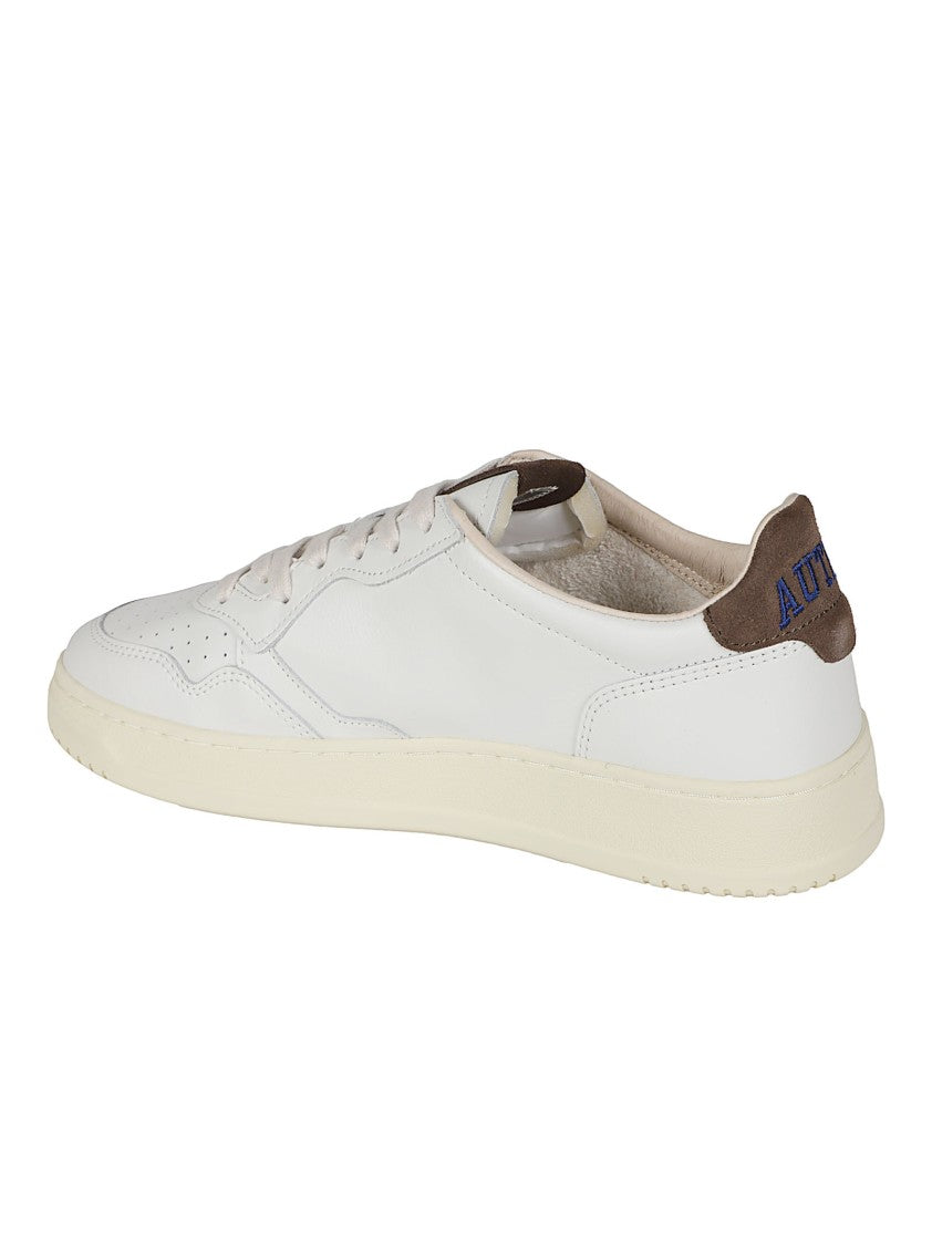Autry Low-Top Sneakers With Perforated Detailing And Suede Accents