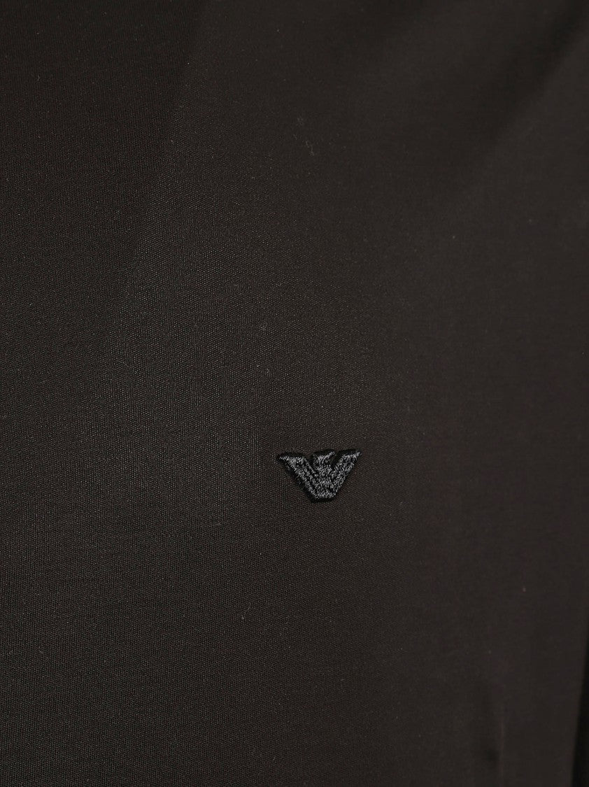 Emporio Armani Minimalist Embossed Logo Polo Shirt