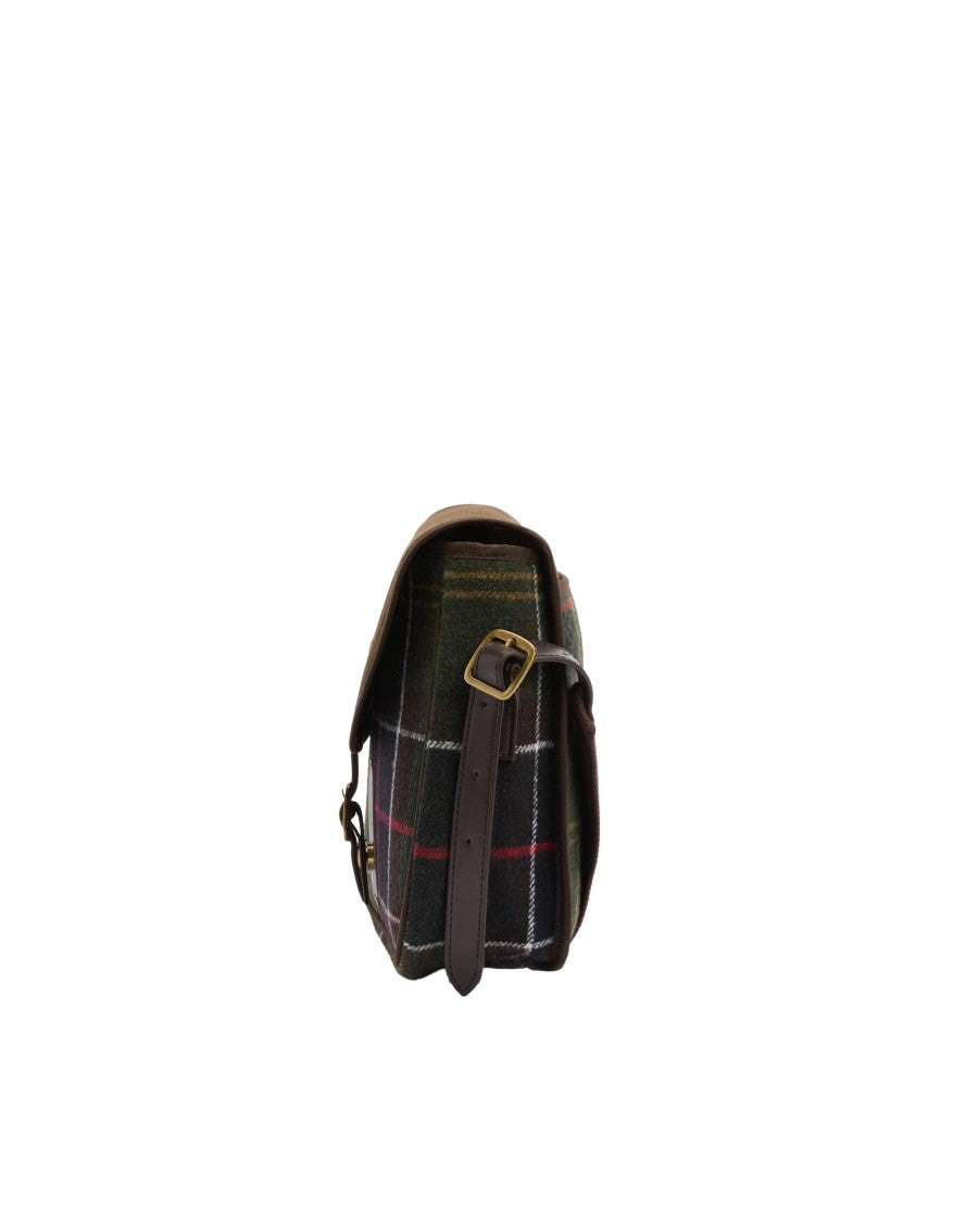 Barbour Cromarty Tartan Wool-Blend Shoulder Bag