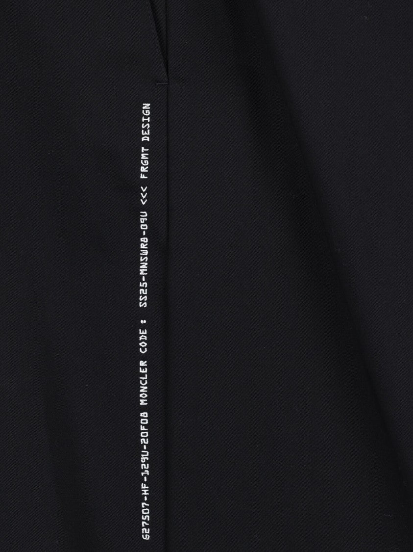Moncler Genius Genius X Frgmt Logo Straight Trousers