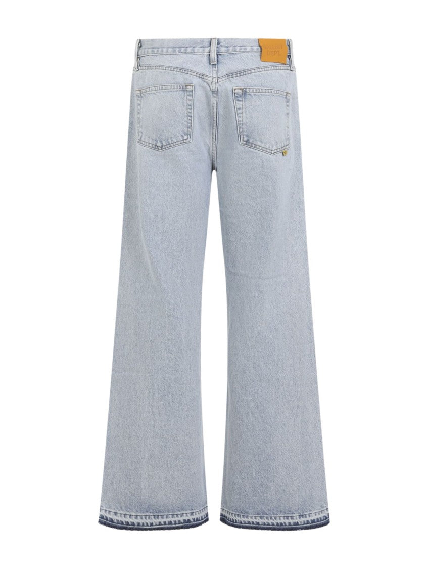 Gallery Dept. Wide-Leg Light Blue Jeans With Classic Five-Pocket Design