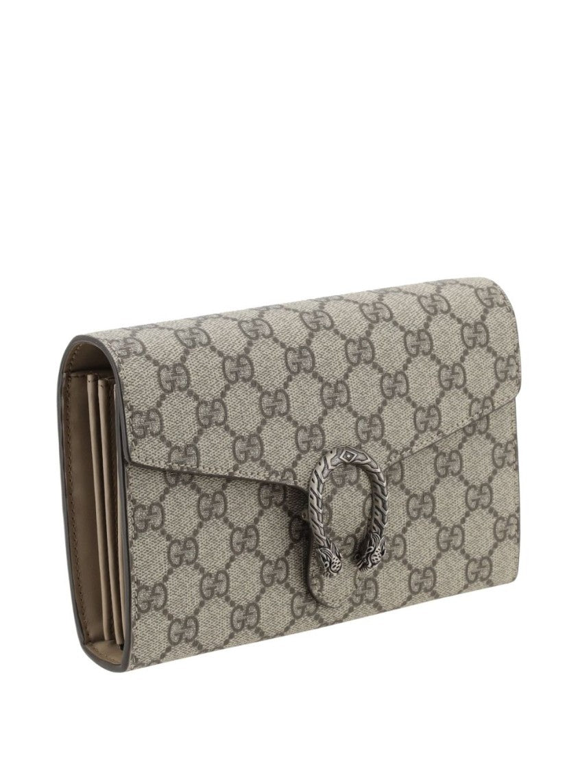 Gucci Dionysus Gg Supreme Shoulder Wallet