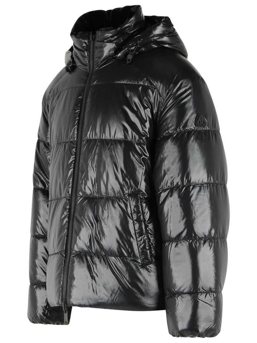 Moose Knuckles 'King' Reversible Black Nylon And Polyester Down Jacket