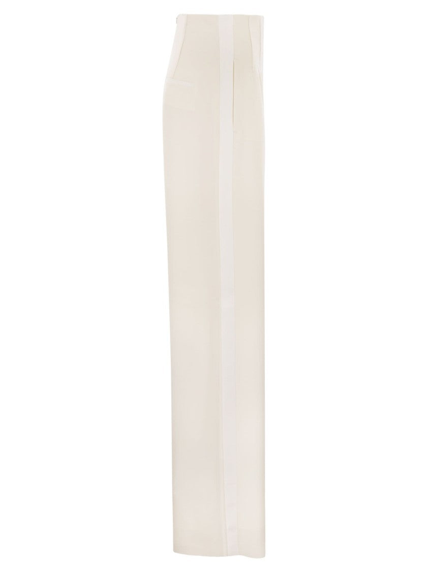 Max Mara Balta High-Waisted Wool Trousers