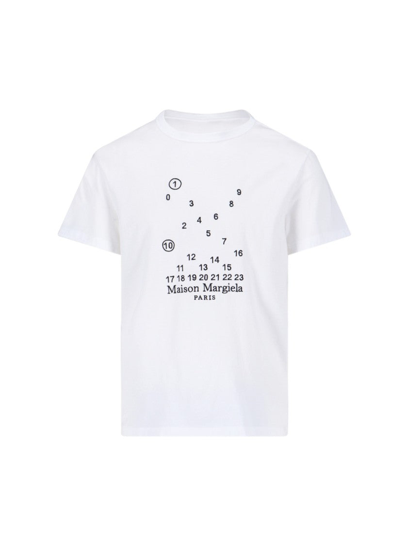 Maison Margiela Numeric Logo T-Shirt – White