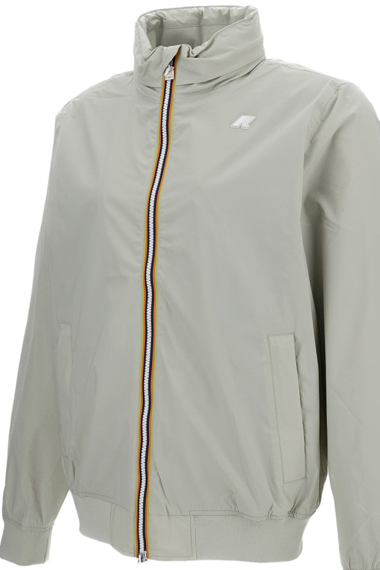 K-Way Slim Fit Light Beige Stretch Nylon Jacket