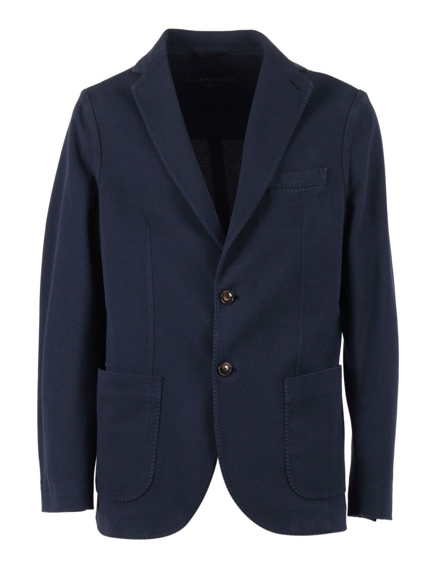Circolo 1901 Tailored Oxford Two Button Blazer