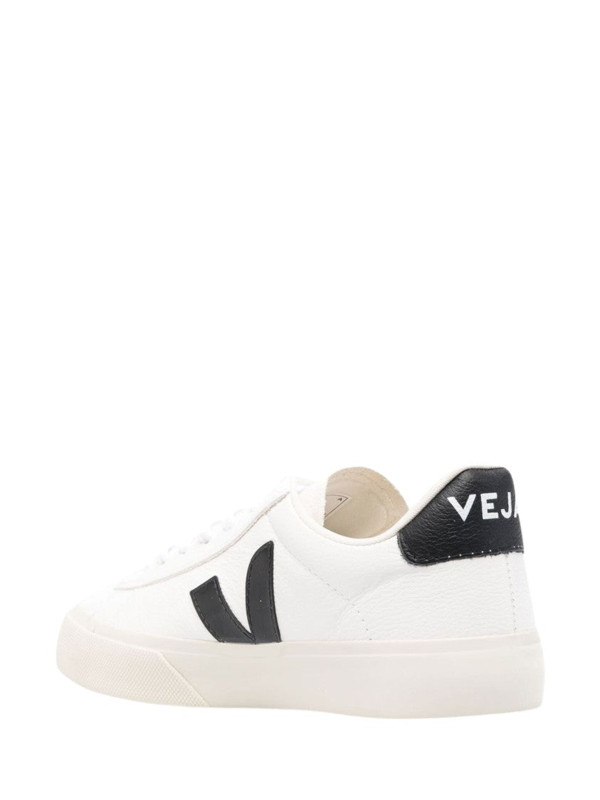 Veja White Campo Contrast Logo Sneakers