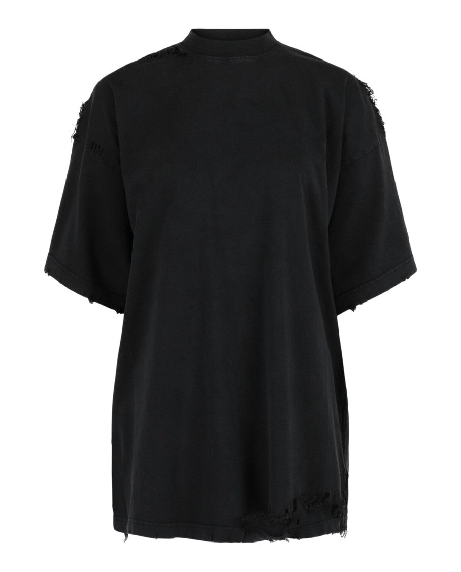 Balenciaga Oversized Distressed T-Shirt