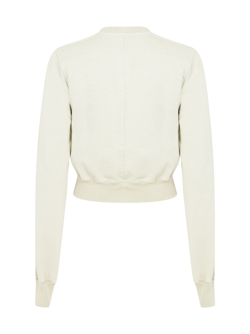 Drkshdw By Rick Owens Pearl Cropped Sweatshirt