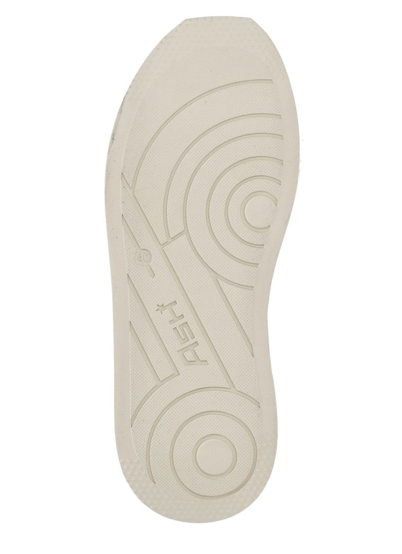 Ash Ivory Icone Suede Platform Sneakers