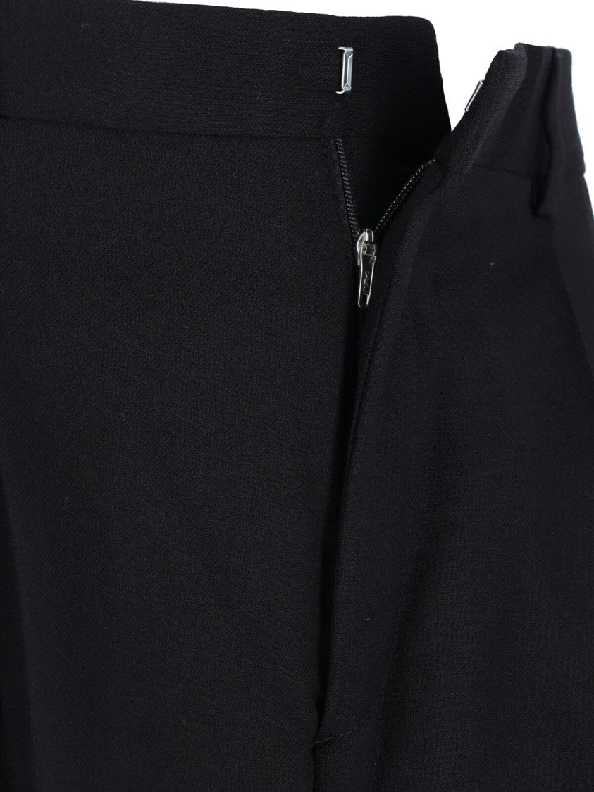 Sunflower Straight-Leg Tailored Trousers With Pleats