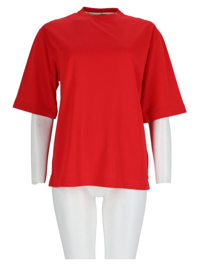 Jacquemus Red Relaxed-Fit Crew Neck T-Shirt