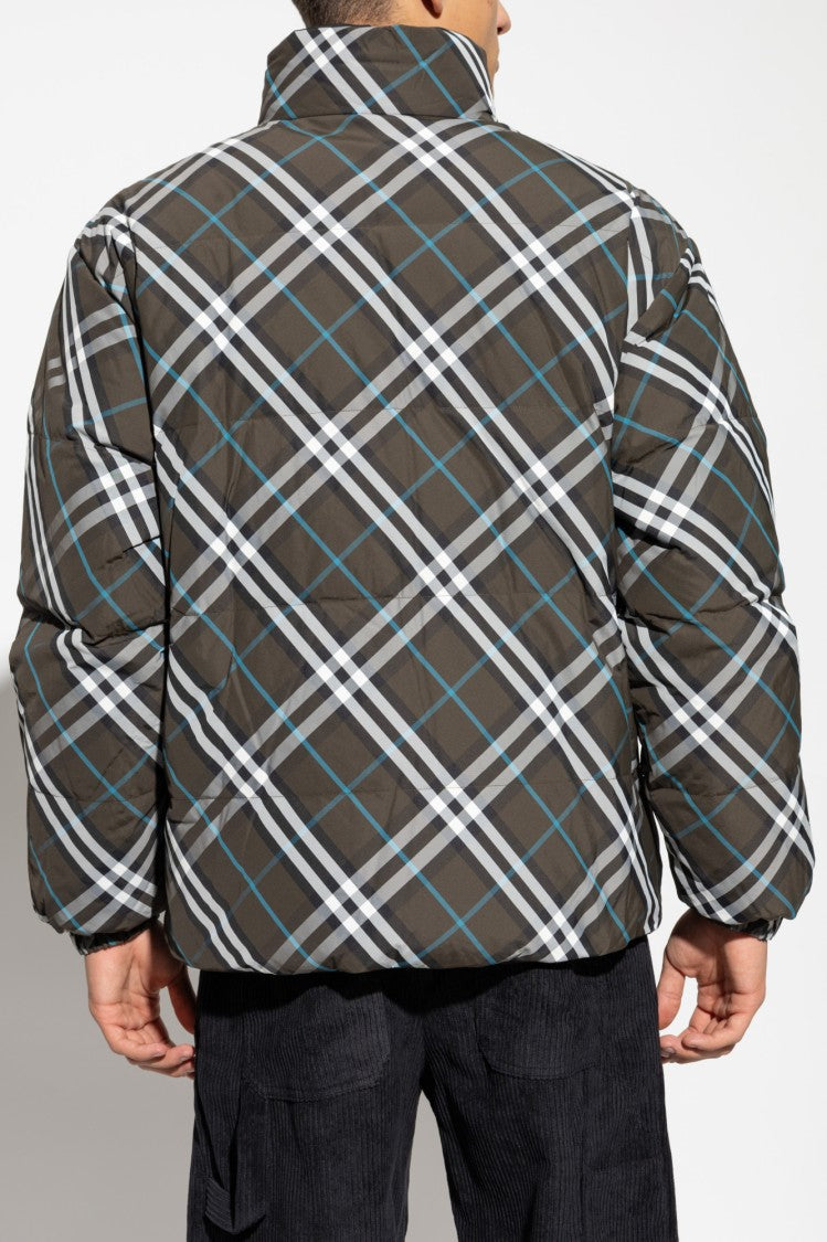 Burberry Reversible Men's Jacket With Checkered Pattern