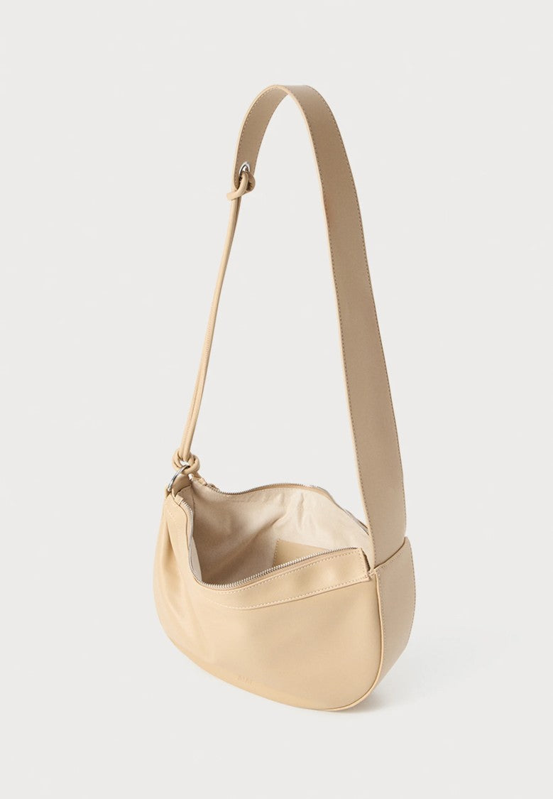 Max Mara Crescent-Shaped Shoulder Bag With And Embossed Branding