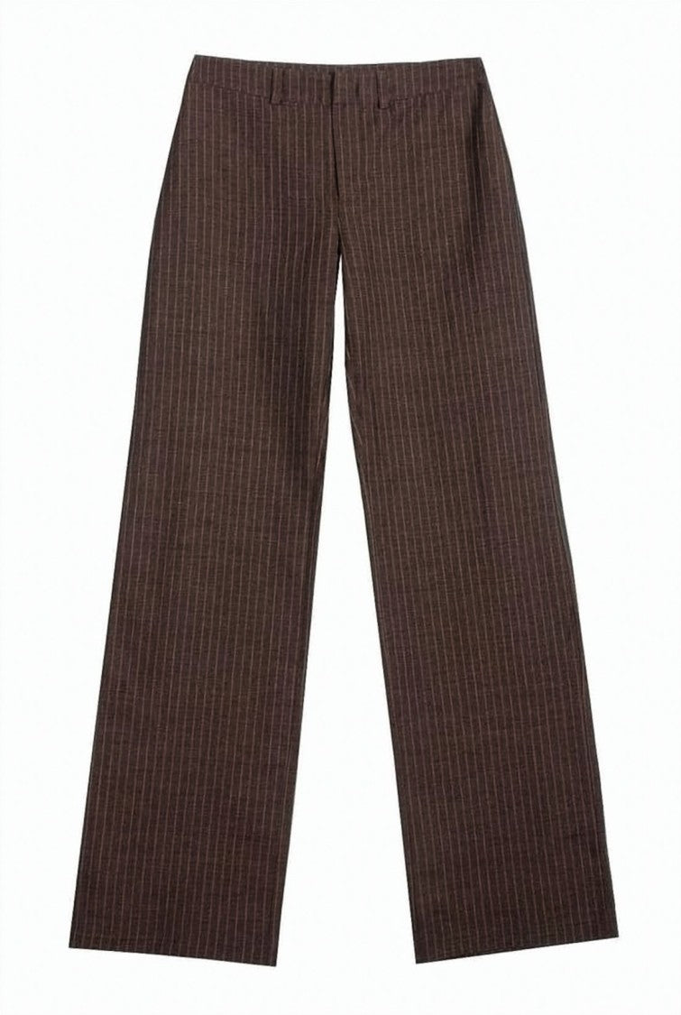Paloma Wool Straight-Leg Pants With Subtle Pinstripe And Tailored Silhouette