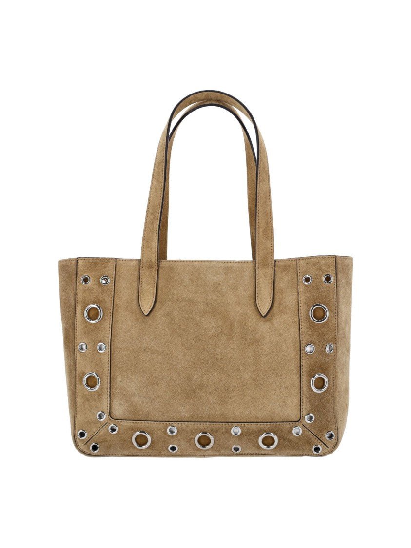 Valentino Garavani Structured Beige Handbag With Minimalist Design