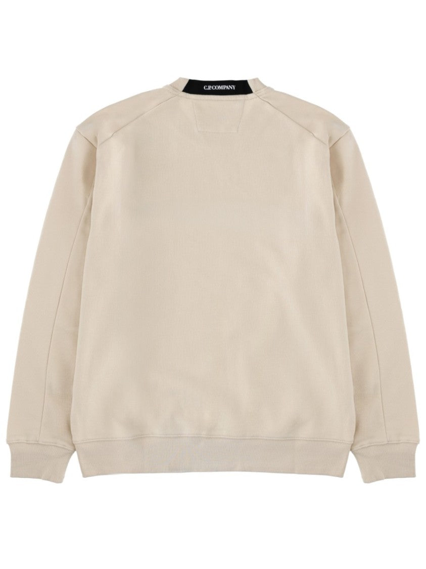 C.P. Company Logo Patch Cotton Sweatshirt