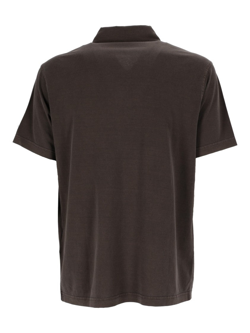 Fay Jersey Frosted Embroidery Cotton Polo Shirt