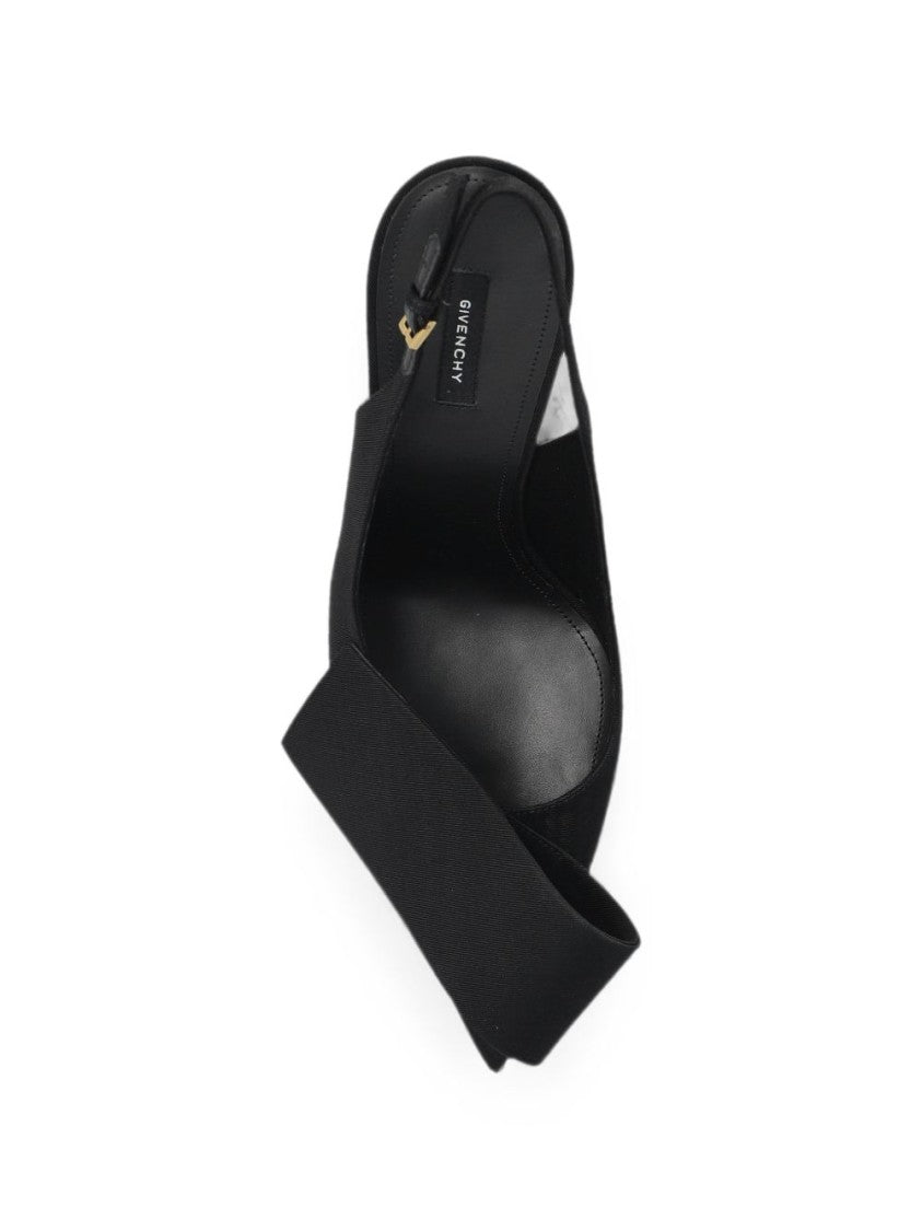 Givenchy Black Mid-Heel Slingback Pumps